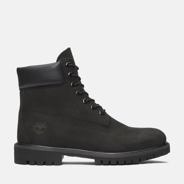 Timberland - Timberland Premium 6-Inch Waterproof Boot for Men in Black, Man, Black, Size: 8.5