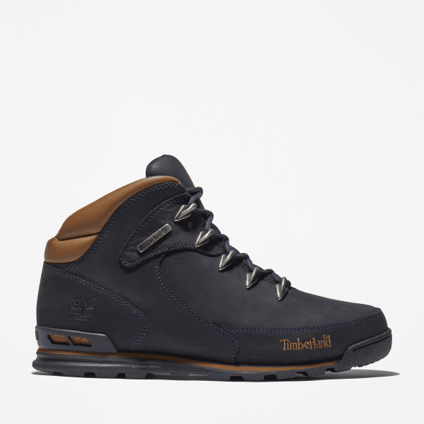 Timberland Euro Rock Mid Hiking Boot For Men In Blue Size 6.5