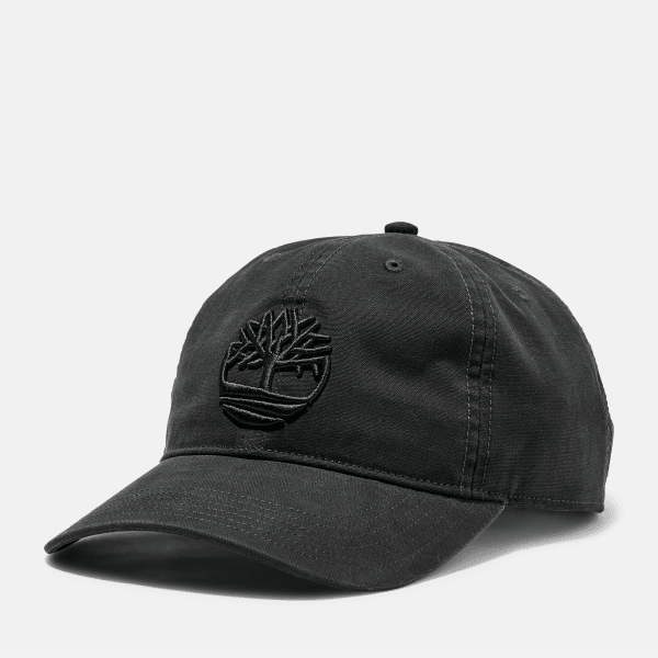 Timberland - Soundview Cotton Baseball Cap for Men in Black
