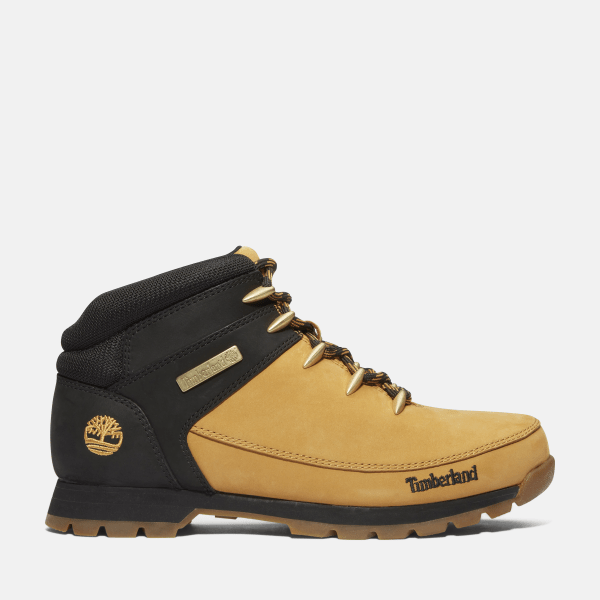 Timberland - Euro Sprint Mid Lace-Up Boot for Men in Yellow & Black