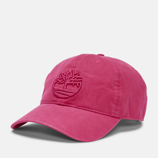 Timberland - Soundview Cotton Baseball Cap for Men in Pink