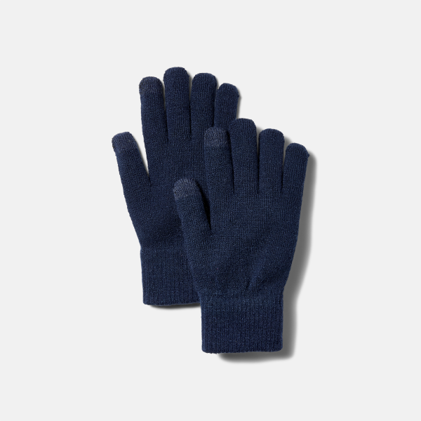 Timberland - Touchscreen-Damenhandschuhe in Navyblau