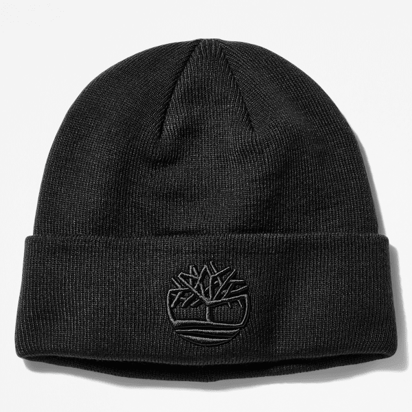 Timberland - Newington Embroidered Beanie for Men in Black