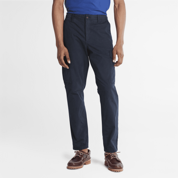 Timberland - Pantaloni Cargo in Twill GD Core da Uomo in blu marino