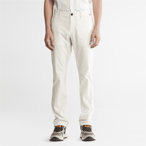Timberland - Pantaloni Chino Elasticizzati Ultraleggeri Sargent Lake da Uomo in bianco