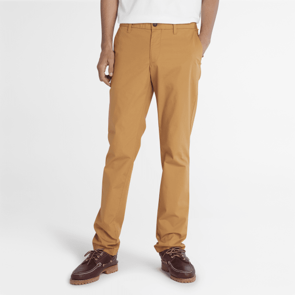 Timberland - Sargent Lake Super-Lightweight Stretch Chino Trousers for Men in Orange
