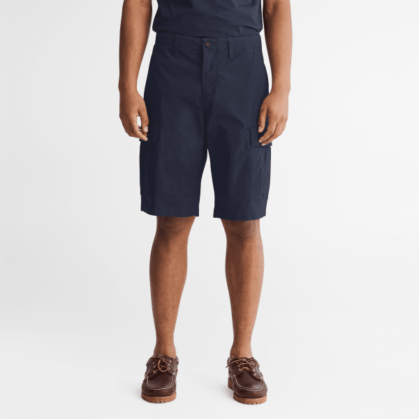 Timberland - Pantalones cortos cargo Outdoor Heritage para hombre en azul marino