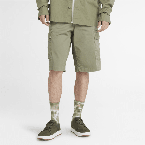 Timberland - Shorts Cargo Outdoor Heritage da Uomo in verde