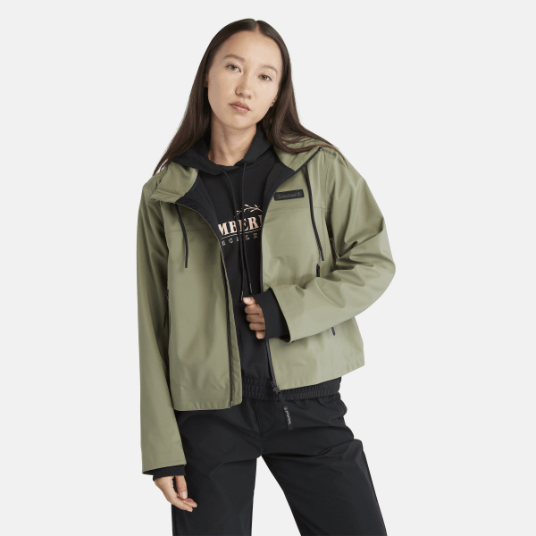 Timberland - Chaqueta impermeable para mujer en verde