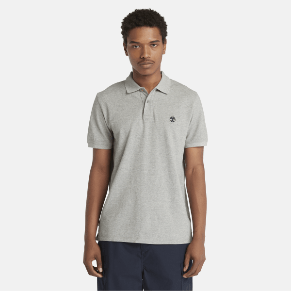 Timberland - Millers River Pique Polo Shirt for Men in Grey