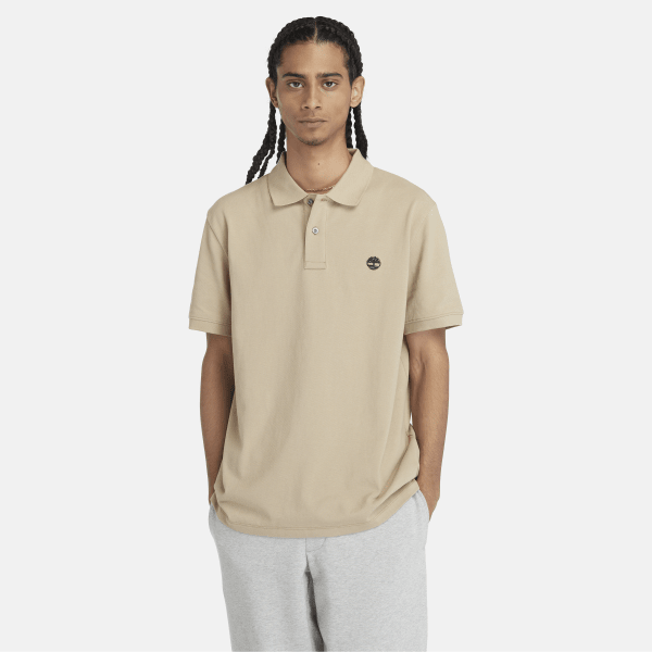 Timberland - Millers River Piqué Polo Shirt for Men in Beige