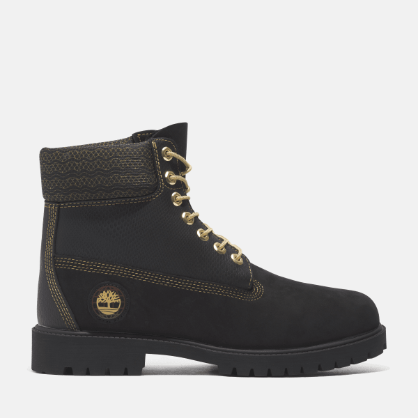 Timberland - Lunar New Year Timberland Heritage 6 Inch Lace-Up Waterproof Boot for Men in Black