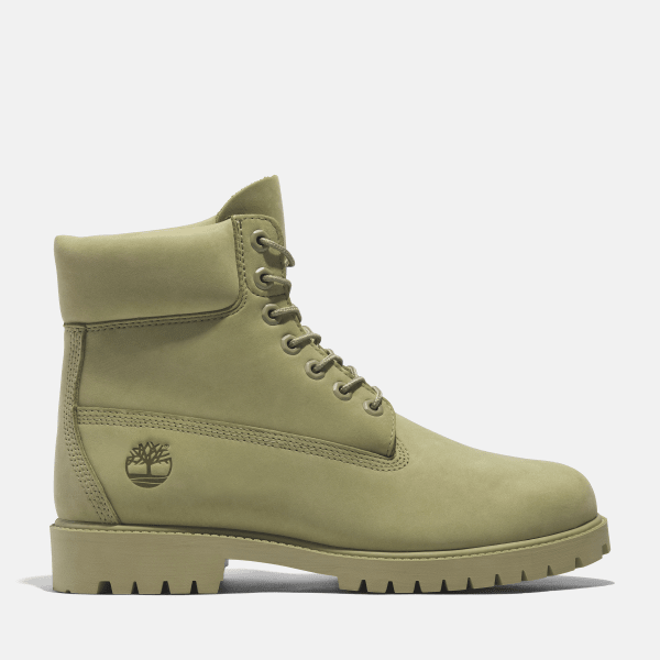 Timberland - Timberland Heritage 6 Inch Lace-Up Waterproof Boot for Men in Light Green