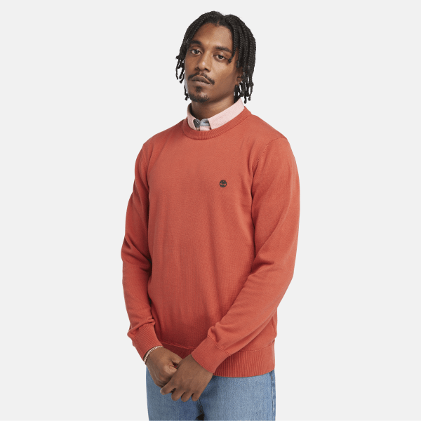 Timberland - Williams River Crewneck Sweater for Men in Red