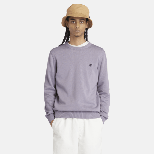 Timberland - Williams River Crewneck Sweater for Men in Purple