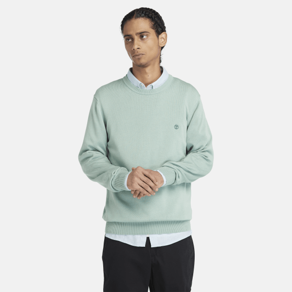 Timberland - Williams River Crewneck Sweater for Men in Green
