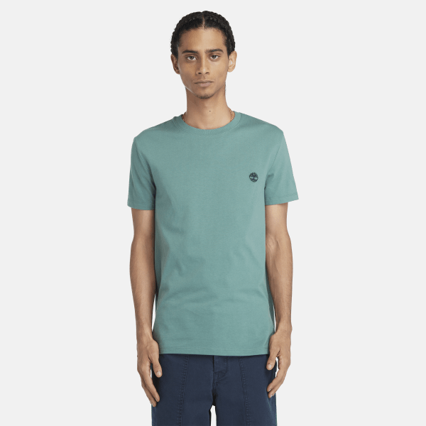 Timberland - T-shirt Dunstan River pour homme en bleu sarcelle