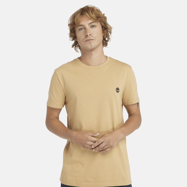 Timberland - T-shirt Dunstan River da Uomo in marrone chiaro