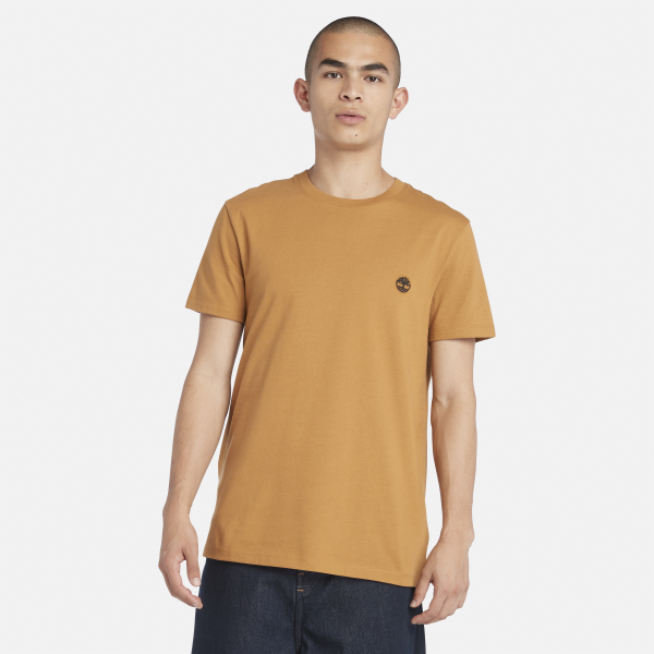 Timberland - Camiseta Dunstan River de corte entallado para hombre en naranja