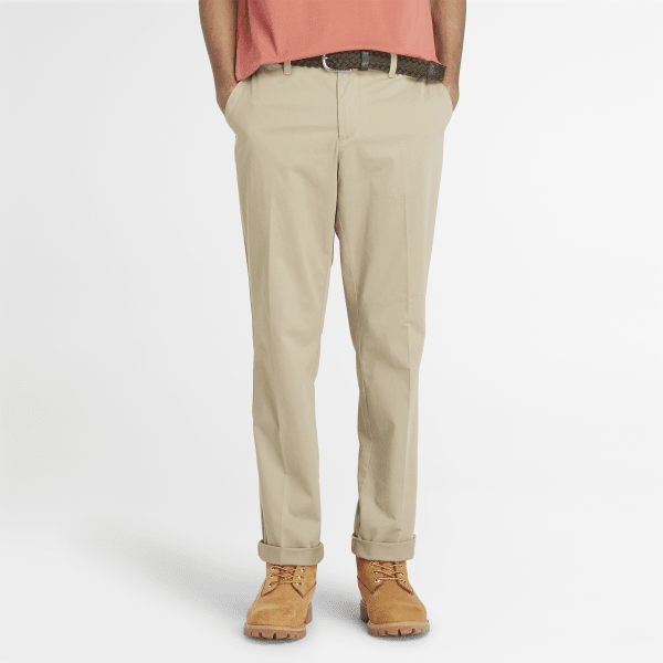 Timberland - Stretch Twill Chinos for Men in Beige