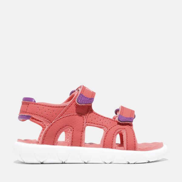 Timberland Perkins Row Backstrap Sandal For Toddler In Orange Size 11.5