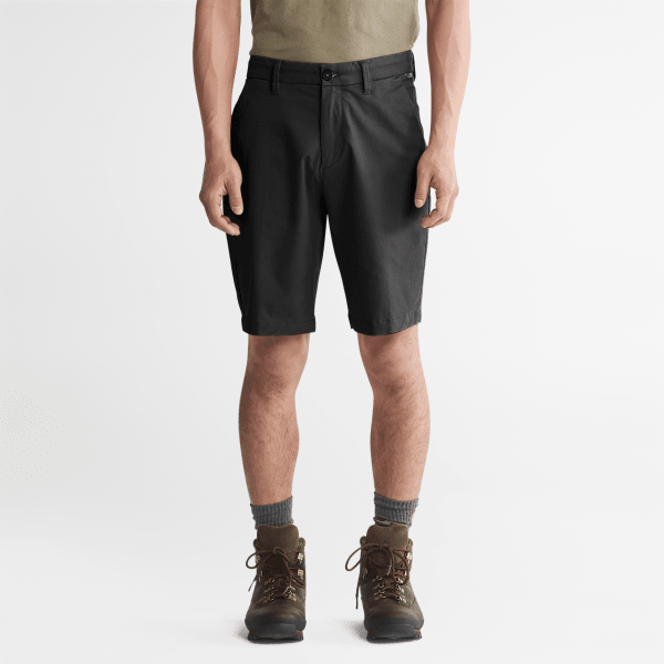 Timberland - Shorts Chino Elasticizzati Squam Lake da Uomo in colore nero