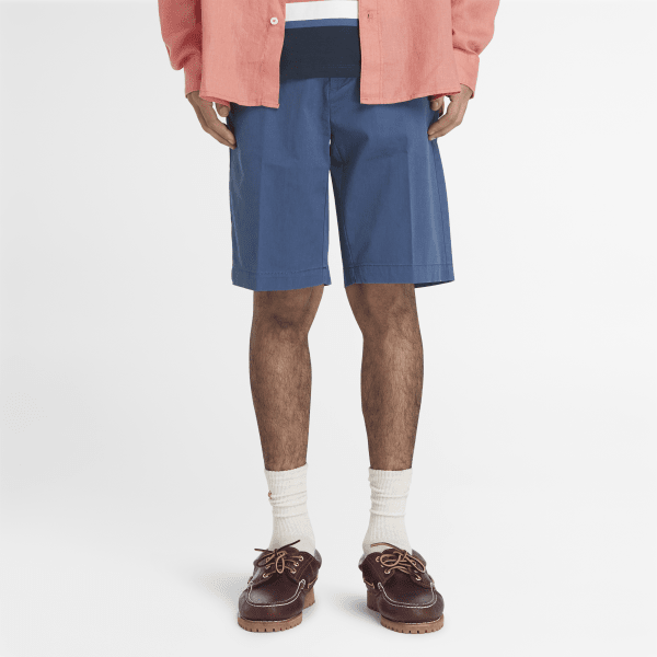 Timberland - Squam Lake Stretch Chino Shorts for Men in Dark Blue