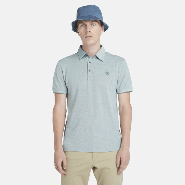 Timberland - Baboosic Brook Oxford Polo for Men in Teal