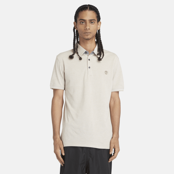 Timberland - Baboosic Brook Oxford Polo for Men in Beige