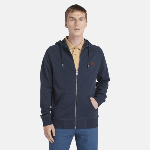 Timberland - Exeter Loopback Hoodie for Men in Navy
