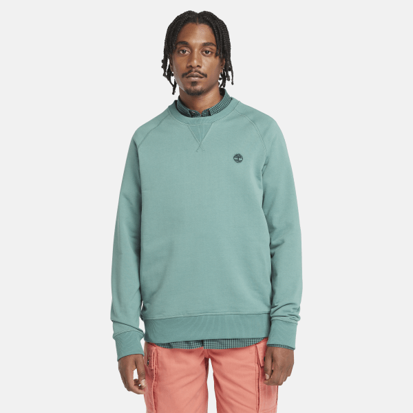 Timberland - Exeter Sweatshirt met ronde hals voor heren in groenblauw