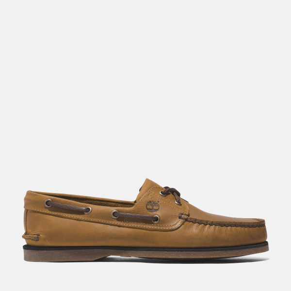 Timberland - Classic Leather Boat Shoe for Men in Yellow