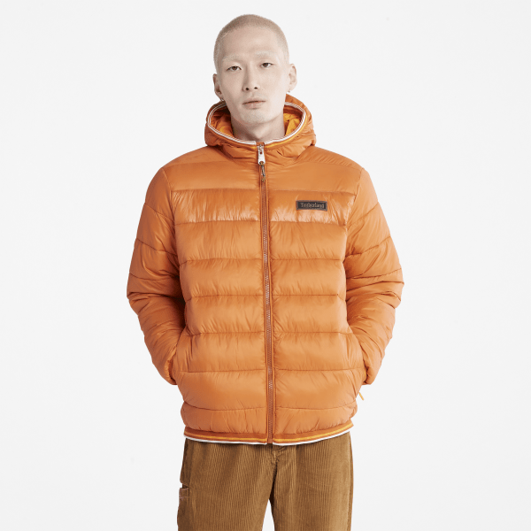 Timberland - Garfield Midweight Hooded Puffer Jacket for Men in Orange
