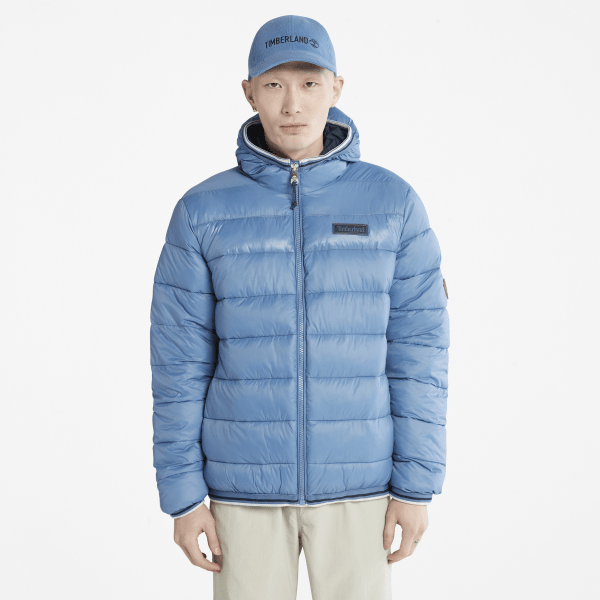 Timberland - Garfield Midweight Hooded Puffer Jacket for Men in Blue