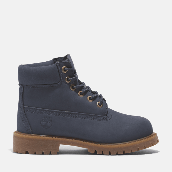Timberland - Timberland Premium 6-Inch Lace-Up Waterproof Boot For Youth in Dark Blue