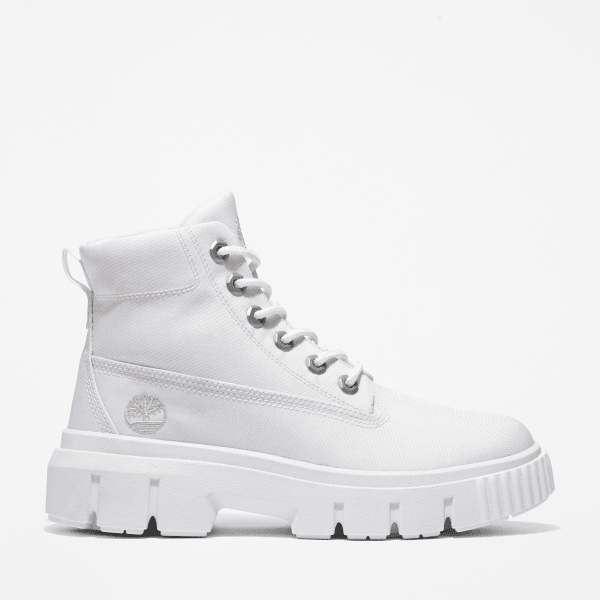 Timberland - Greyfield Mid Lace-Up Boot for Women in White