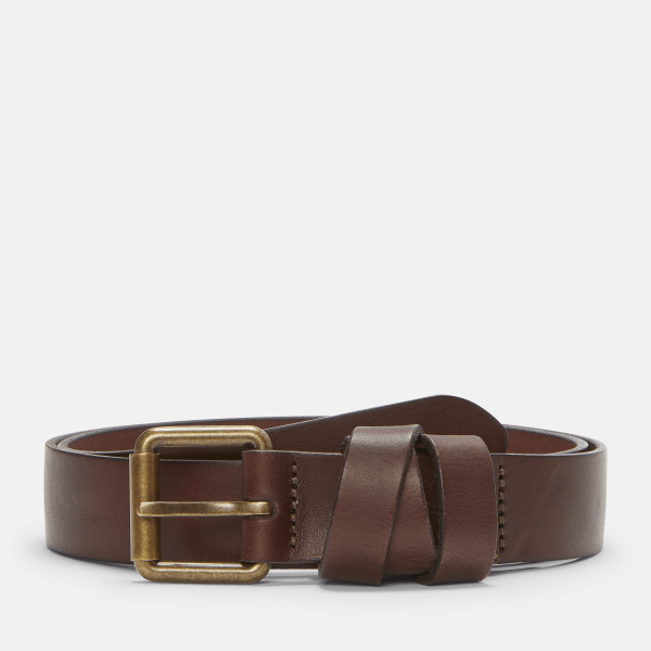 Timberland - Cinturón de 30 mm con trabilla envolvente para mujer en marrón