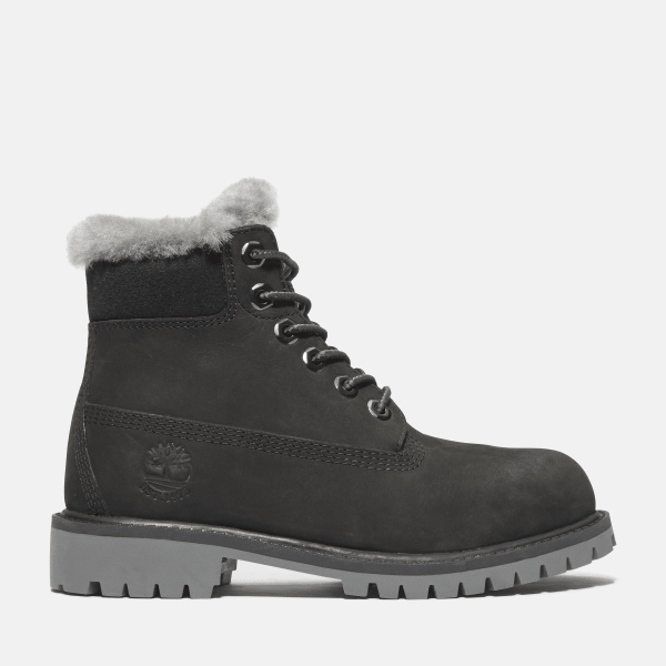 Timberland - Timberland Premium 6 Inch Waterproof Winter Boot for Youth in Black