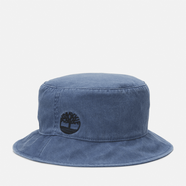 Timberland - All Gender Pigment Dye Bucket Hat in Dark Blue