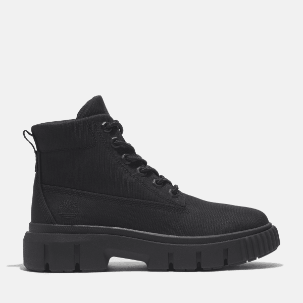 Timberland Greyfield Mid Boot For Women In Black Size 6.5