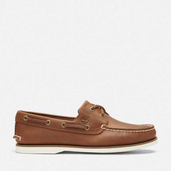 Timberland - Classic Leather Boat Shoe for Men in Light Brown