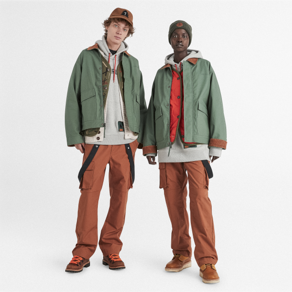 Timberland - Versátil chaqueta 3 en 1 de Nina Chanel Abney para Timberland en verde