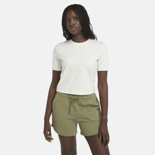 Timberland - Cropped T-Shirt for Women in White