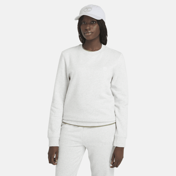 Timberland - Sweatshirt mit Rundhalsausschnitt und gebürstetem Rücken für Damen in Grau