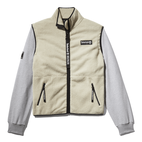 Timberland - Tommy Hilfiger x Timberland Re-imagined Hybrid Fleece Jacket in Beige