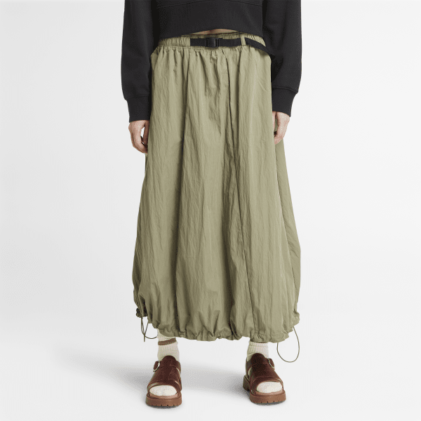Timberland - Utility Summer Skirt In Crinkled Navy For Women in Green