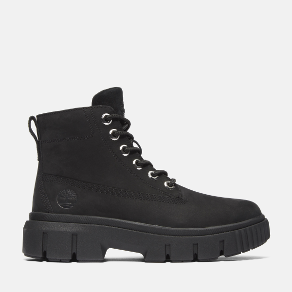 Timberland Greyfield Mid Boot For Women In Black Size 6.5