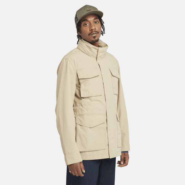 Timberland - Water-resistant Field Jacket for Men in Beige