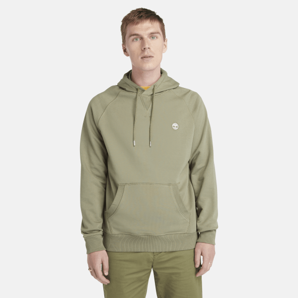 Timberland - Sudadera de rizo con capucha para hombre en verde
