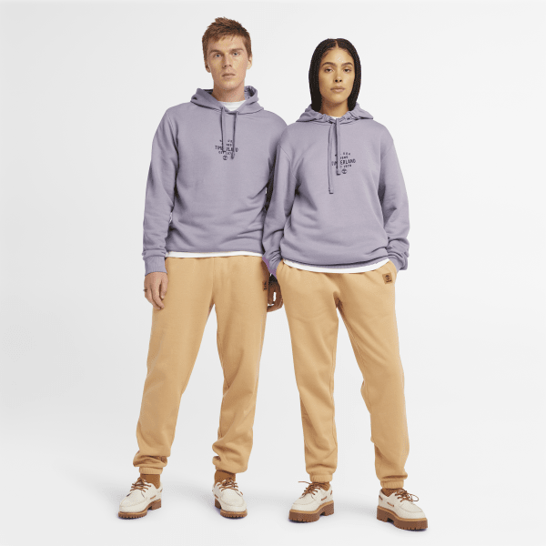 Timberland - All Gender Front Graphic Hoodie in Purple